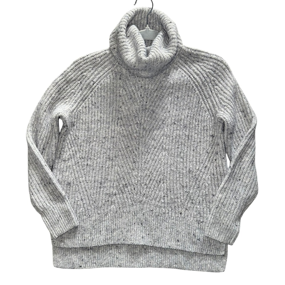 Madewell Mercer Turtleneck Sweater in Coziest Yarn Women's XS Raglan Wool Blend